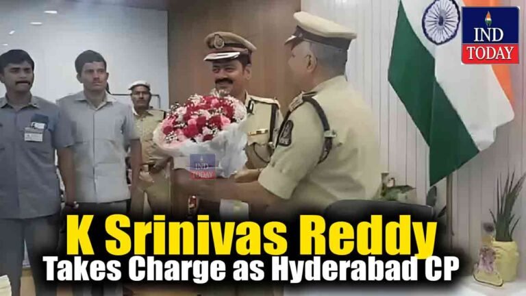 Hyderabad Police Gets New Chief, Srinivas Reddy Vows to Fight Drugs, Crime