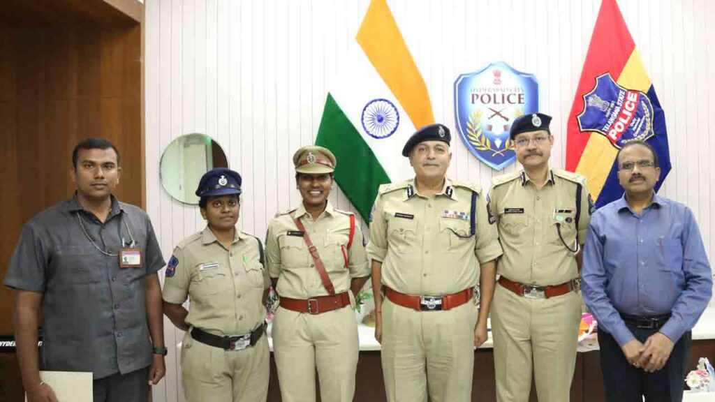 Hyderabad Police Officers Recognized for Bravery During Election 2023 Duty