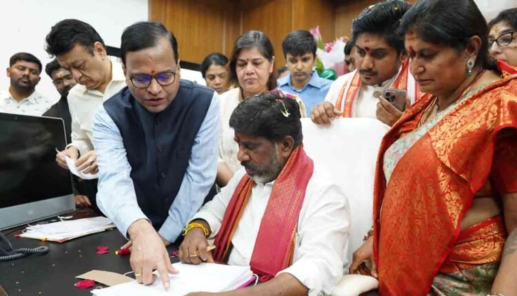 Bhatti Vikramarka Assumes Office As Minister for Finance, Power And Planning