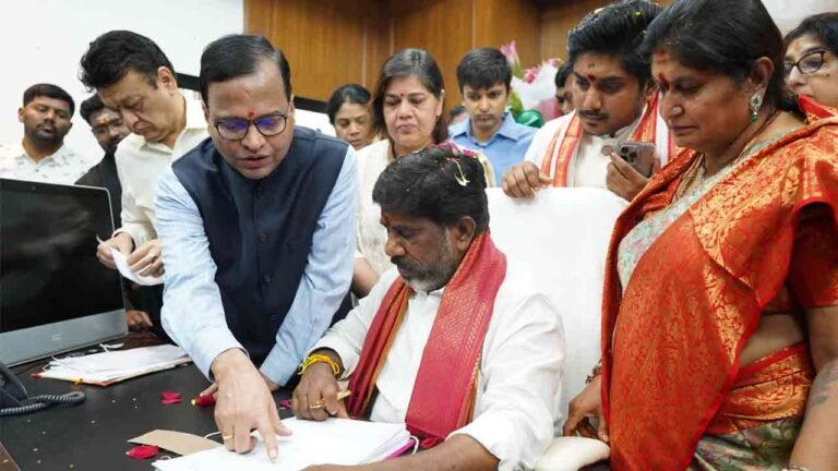 Bhatti Vikramarka Assumes Office As Minister for Finance, Power And Planning