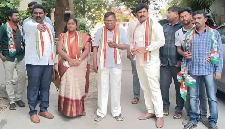 Bellampalli Municipal Chairperson Quit BRS And Joined Congress