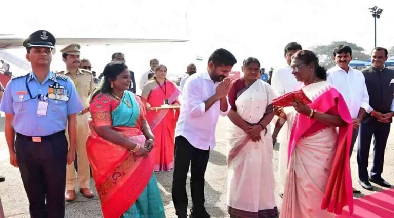 Governor, CM Bid, Adieu To President Droupadi Murmu After Winter Vacation