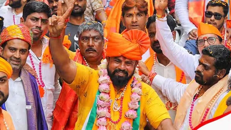 Raja Singh Won A Hat-Trick