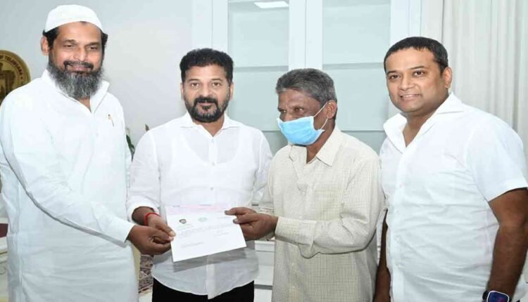 CM Revanth Has Extended Rs. 2 Lakh Aid To Family Of Swiggy Executive