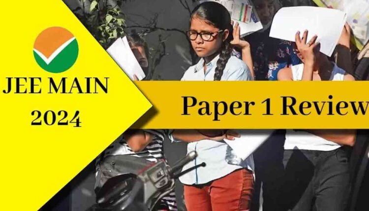 JEE (Main) paper of January 27, 2024 (Morning Shift)