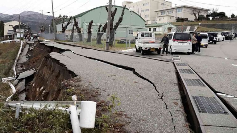 Tsunami Waves Reach Japan's Coast Following Major Quakes