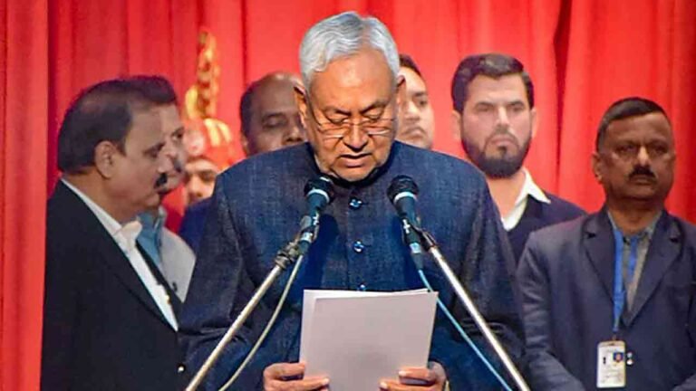 Nitish Kumar Takes Oath As Bihar CM For 9th Time