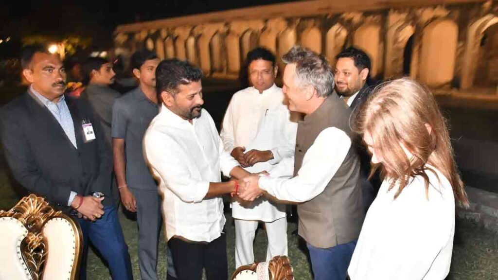 CM Revanth Reddy Hosted Dinner For Representatives Of 13 Countries