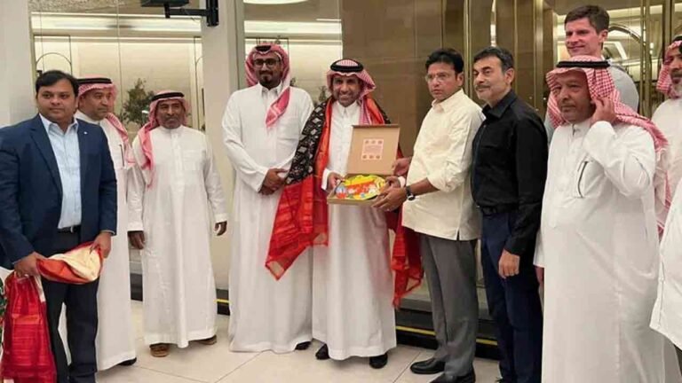 Sridhar Babu Meets Saudi Businessman