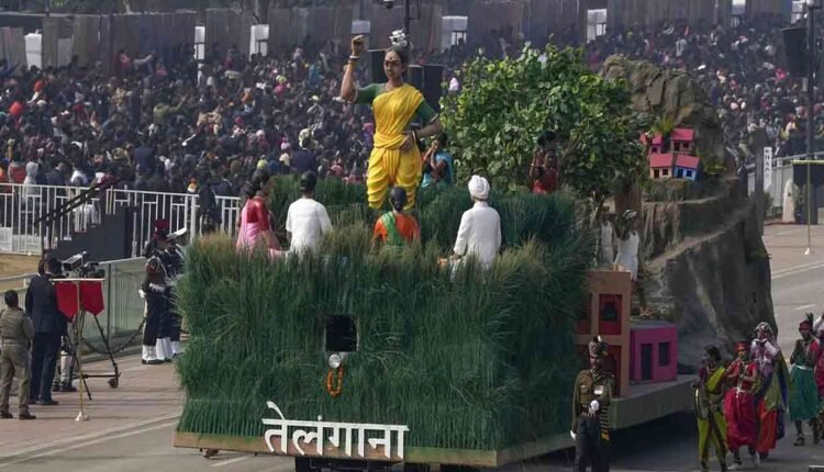 Telangana Republic Day Tableau Honours Legacy Of Tribal Freedom Fighters