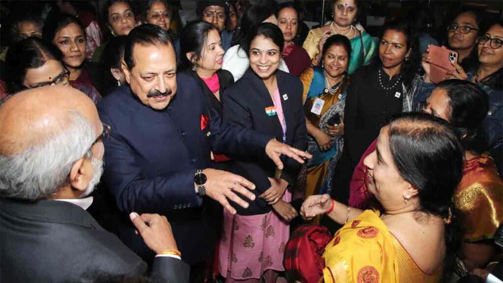 UN Dr Jitendra Singh hosts Republic Day Reception for ISRO Women Scientists at his residence