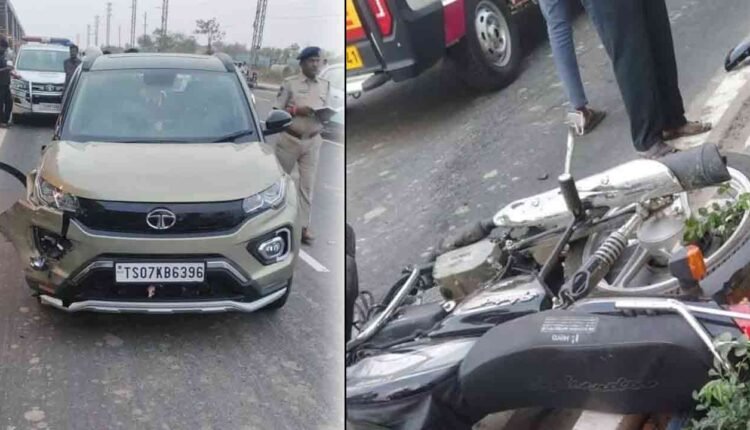 Fatal Bike-Car Collision Claims Motorist Life In Narsingi