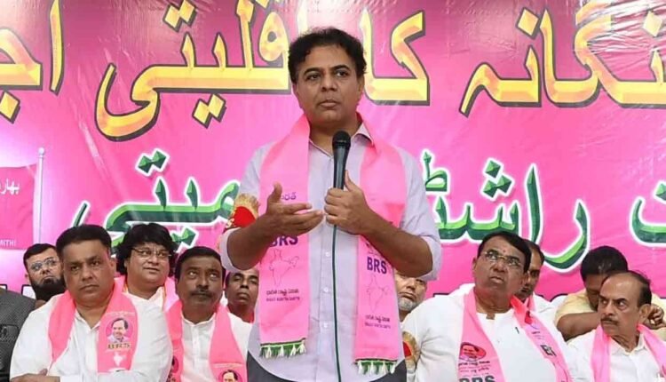 KTR accuses Congress Govt of "bulldozing" self-respect of Muslims in Telangana