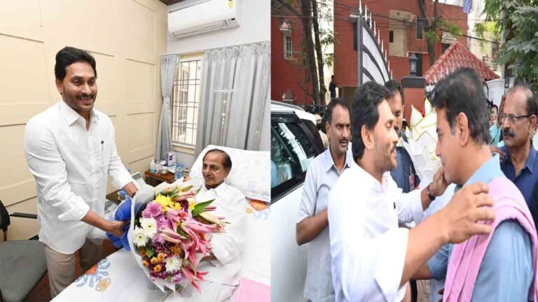 CM Jagan Meets BRS Chief KCR in Hyderabad