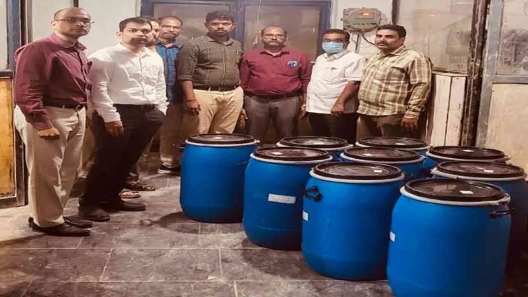 Unlicensed Facilities Raided, Rs. 50.25 Lakh Stock Seized