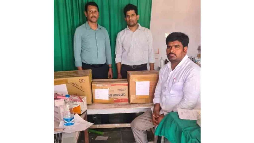 Raid at Illegal Pharmacy in Falaknuma, Medicines of Rs. 1.20 Lakh Seized