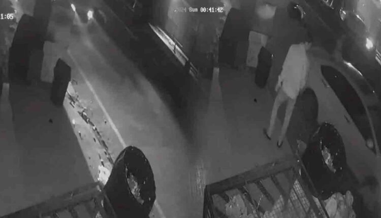 Car Creates Havoc in KPHB, Two People Injured