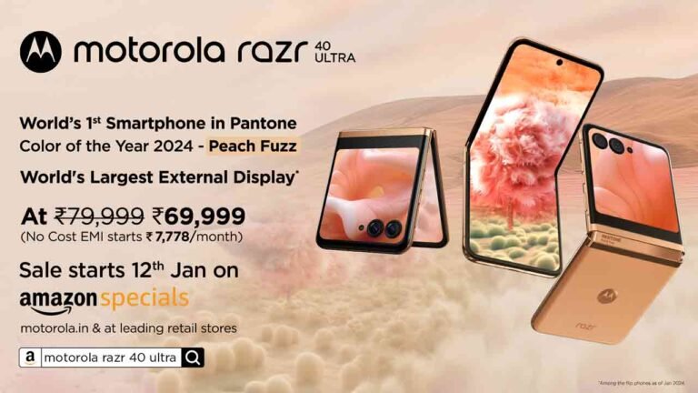 Motorola Disrupts Lifestyle Technology – Launches razr40 ultra and Edge40 Neo In India