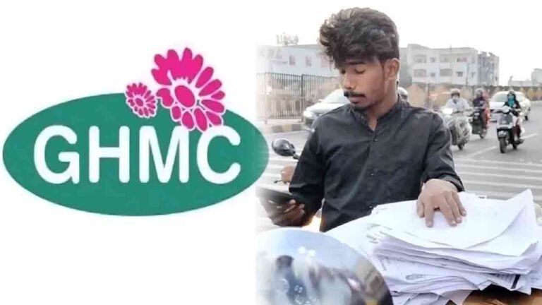 GHMC Officer Suspended For Praja Palana Applications Being Scattered On Road