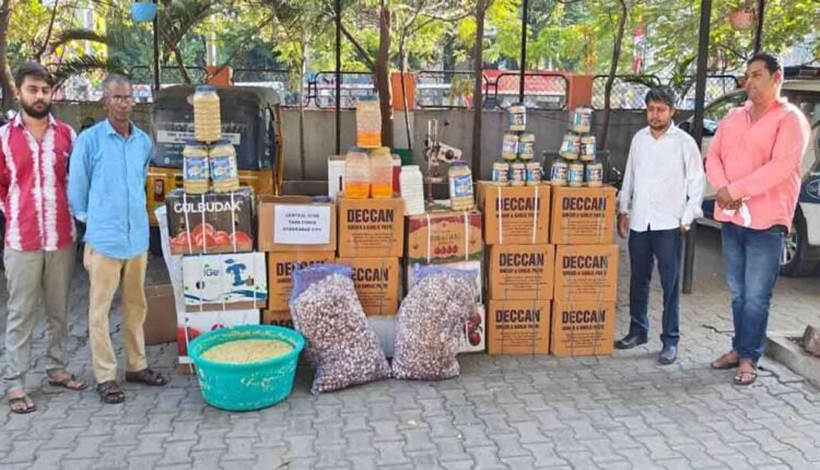 Four Held For Manufacturing Adulterated Ginger Garlic Paste