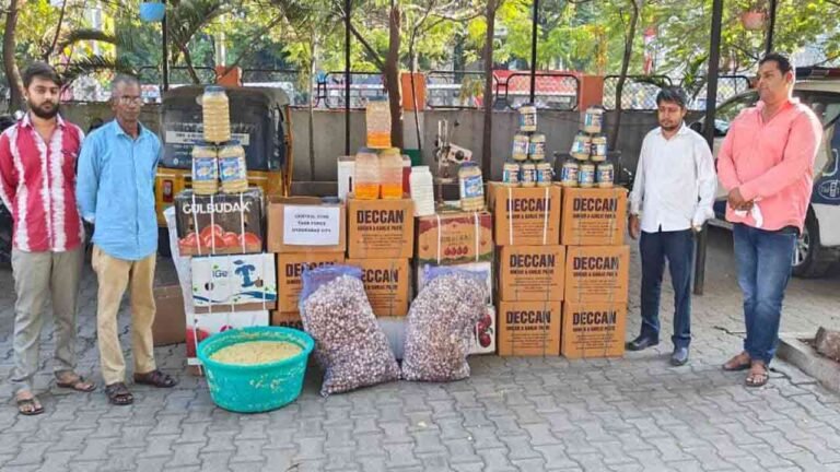 Four Held For Manufacturing Adulterated Ginger Garlic Paste