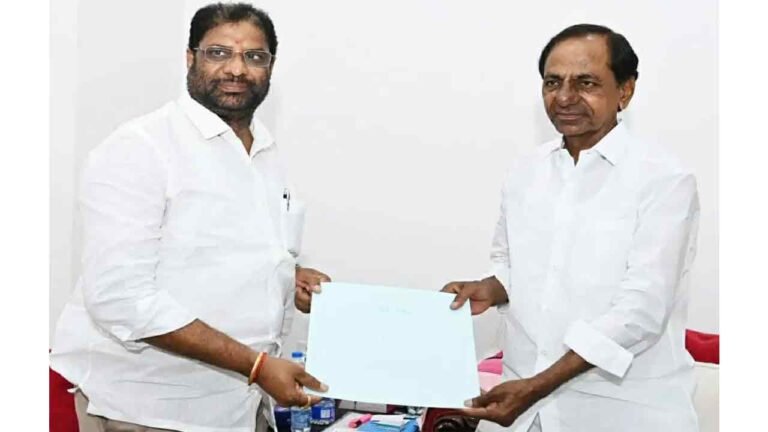 BRS Candidate Vaviraju Ravichandra Filed Nomination For RS 