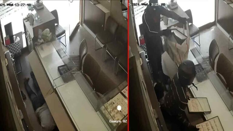 WATCH | CCTV Footage Of Robbery Held At Malakpet