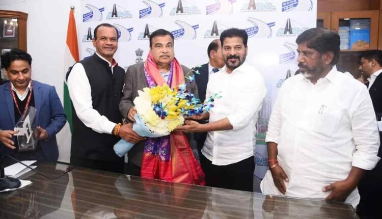 CM Revanth Met Union Minister Nitin Gadkari