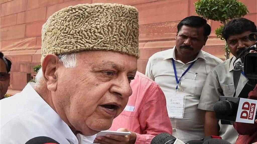 Another Setback To Indi Alliance Nc Of Farooq Abdullah Announced To Contest Ls Elections Alone