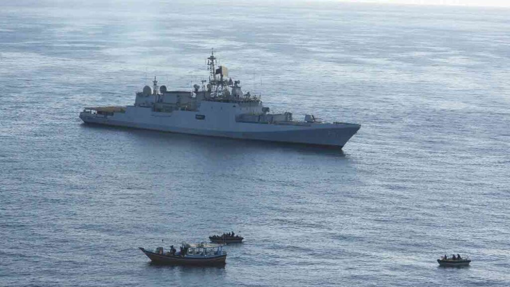 Indian Navy Seized The Largest Consignment Of 3,300 Kgs Drugs