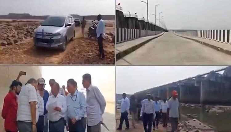NDSA Team Inspected Damaged Medigadda And Annaram Barrages Under The Kaleshwaram Project