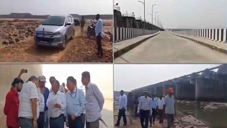NDSA Team Inspected Damaged Medigadda And Annaram Barrages Under The Kaleshwaram Project