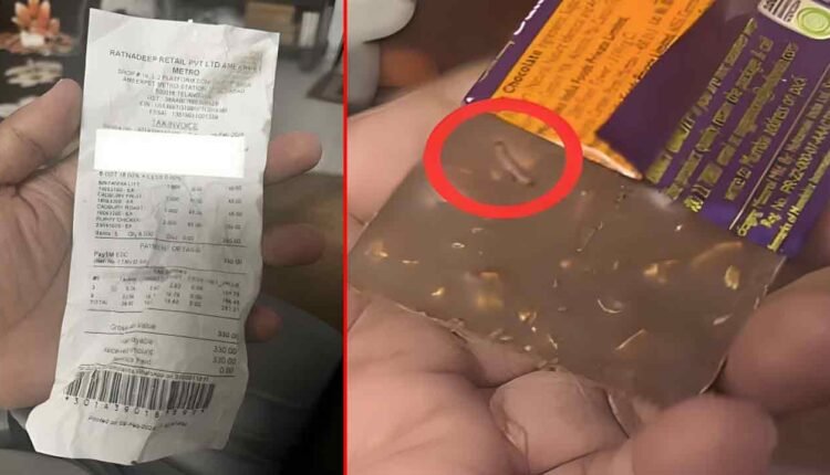 Worms Appeared In A Chocolate Bought From Supermarket