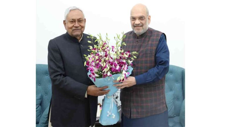 Nitish Kumar Meets Amit Shah