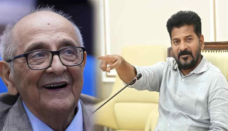 CM Revanth Condole The Demise Of Eminent Jurist Fali S. Nariman 
