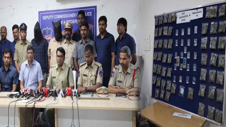 Cyberabad Police Arrested 2 Persons For Drug Trafficking