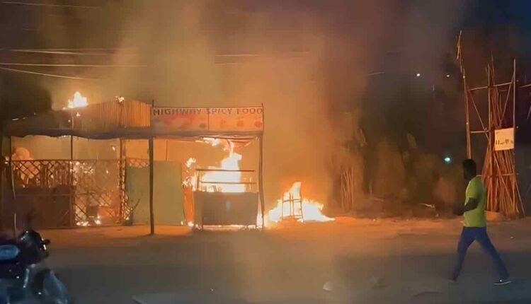 Roadside Food Stall Went Up In Flames At Patancheru 