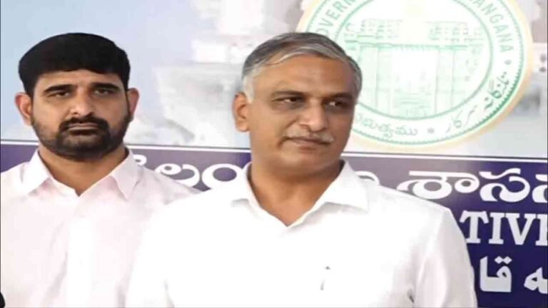 Harish Rao Came Out From Speaker's Chamber