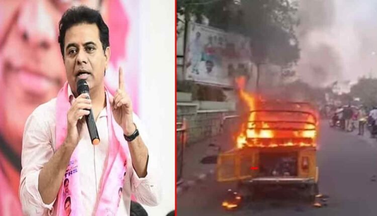 KTR Calls For Action on Auto Drivers' Struggles