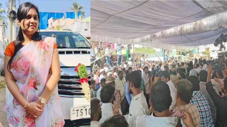 Hyderabad: Lasya's Body Arrived At Karkhana