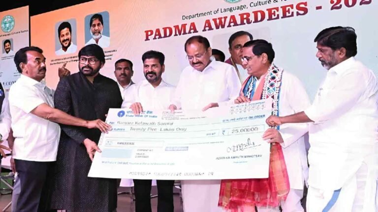 TS Government Padma awardees from Telugu states
