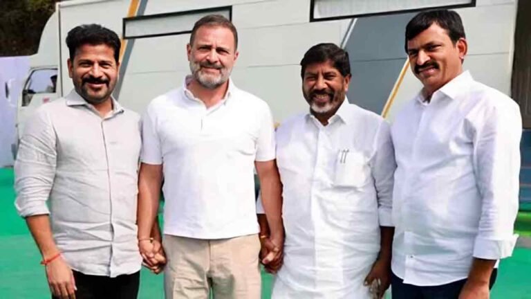 Revanth Joins Bharat Jodo Nyay Yatra In Ranchi 