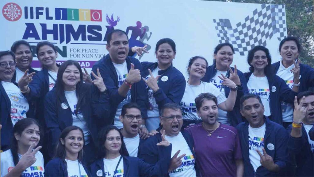 2nd Edition of IIFL JITO Ahimsa Run for peace & for non-violence to be held on 31st March