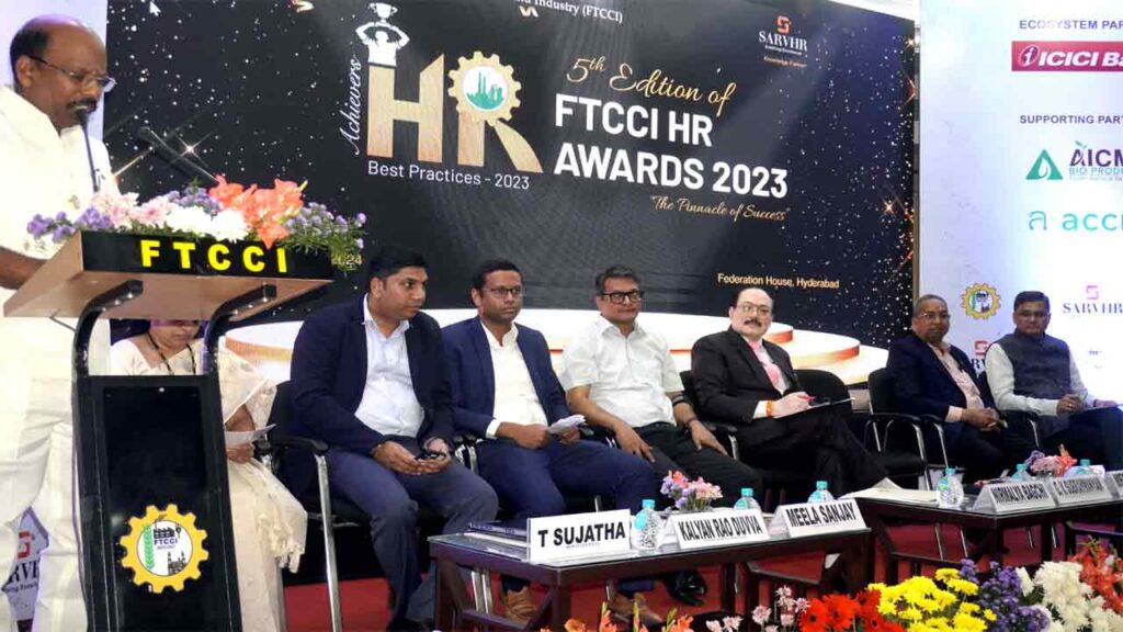 5th Edition FTCCI HR Awards 2023 Presented for best practices in people processes