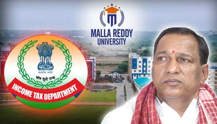 IT Raids On Ex-Minister Malla Reddy Institution Once Again