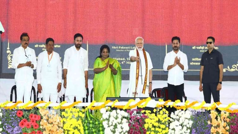 PM Modi Launches Development Projects Worth Rs. 56,000 Cr In Telangana