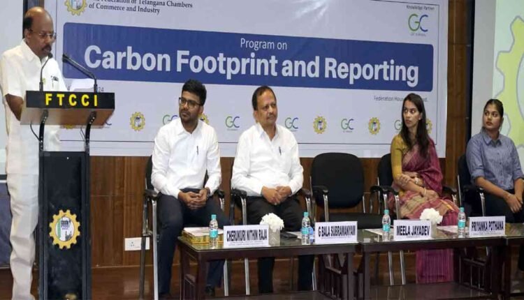 Program on Carbon Footprint & Reporting held in Hyderabad