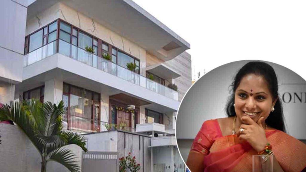 IT And ED Searches Are Underway At MLC Kavitha's House 