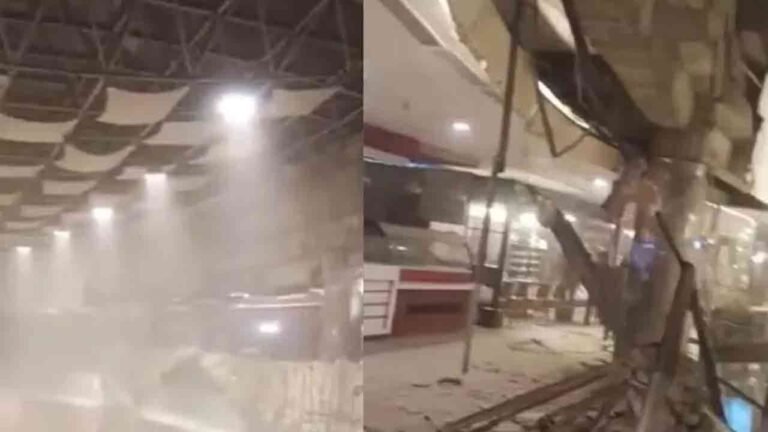 Roof Collapse At Ambience Mall, No Casualties