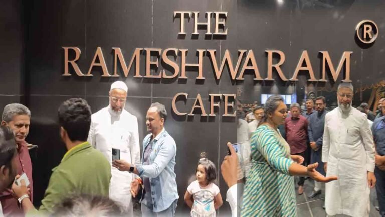 WATCH | Bengaluru Cafe Blast: Asaduddin Owaisi visits Hyderabad's Rameshwaram Cafe